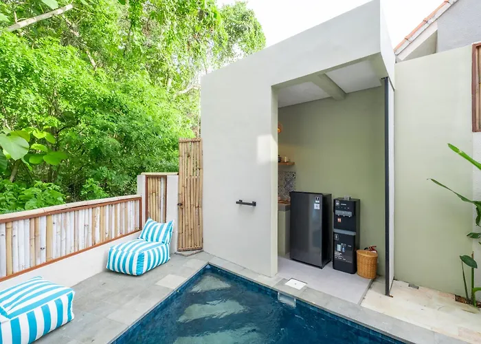 Villa V2-1br With Pool And Jungle View-5 Mnts To The Beach-restaurant Uluwatu (Bali)